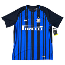 Load image into Gallery viewer, 2017-18 Inter Milan Player Spec Nike Home Shirt Size XL (Fits L) BNWT