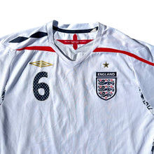 Load image into Gallery viewer, 2007-09 England Umbro Home Shirt #Terry6 Size XL
