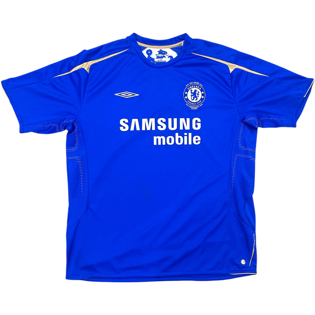 2005-06 Chelsea Umbro Home Centenary Shirt Size XXL