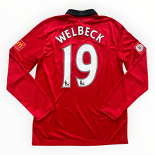 Load image into Gallery viewer, 2013-14 Manchester United Nike Home #Welbeck19 L/S Size L
