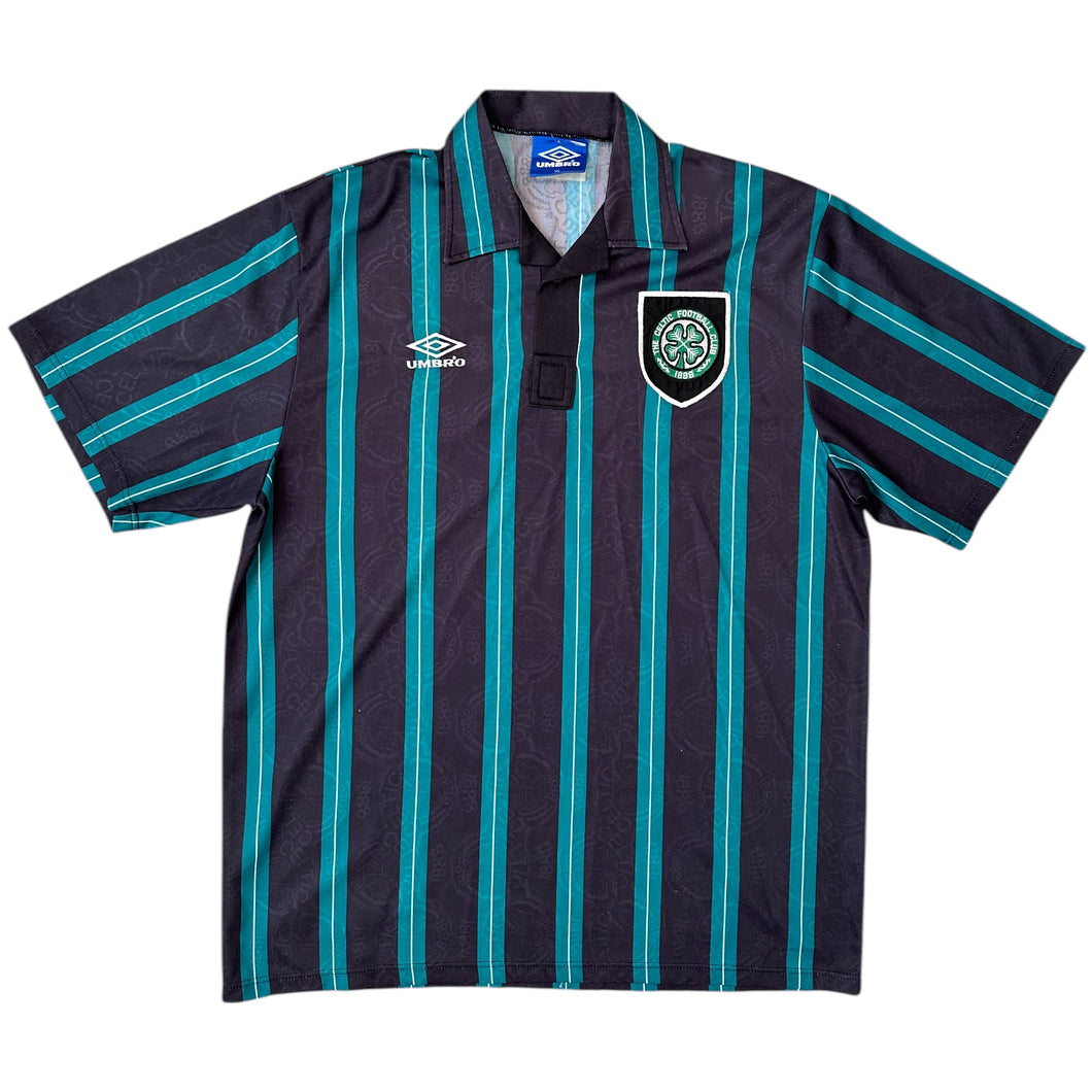 1992-93 Celtic Umbro Away Shirt Size XL