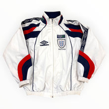 Load image into Gallery viewer, 1998-00 England Umbro Tracksuit Jacket Size L
