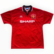 Load image into Gallery viewer, 1994-96 Manchester United Umbro Home Shirt Size L
