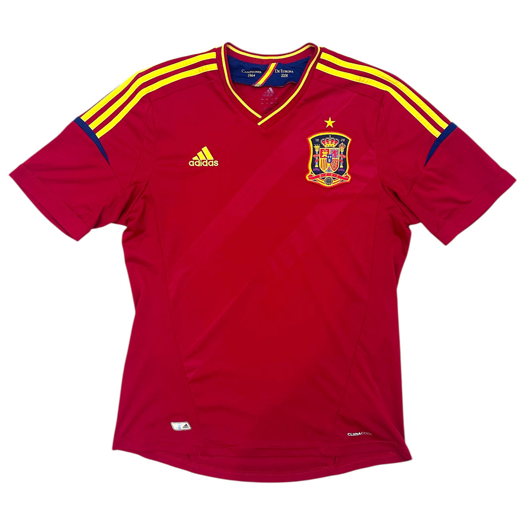 2012-13 Spain Adidas Home Shirt Size L